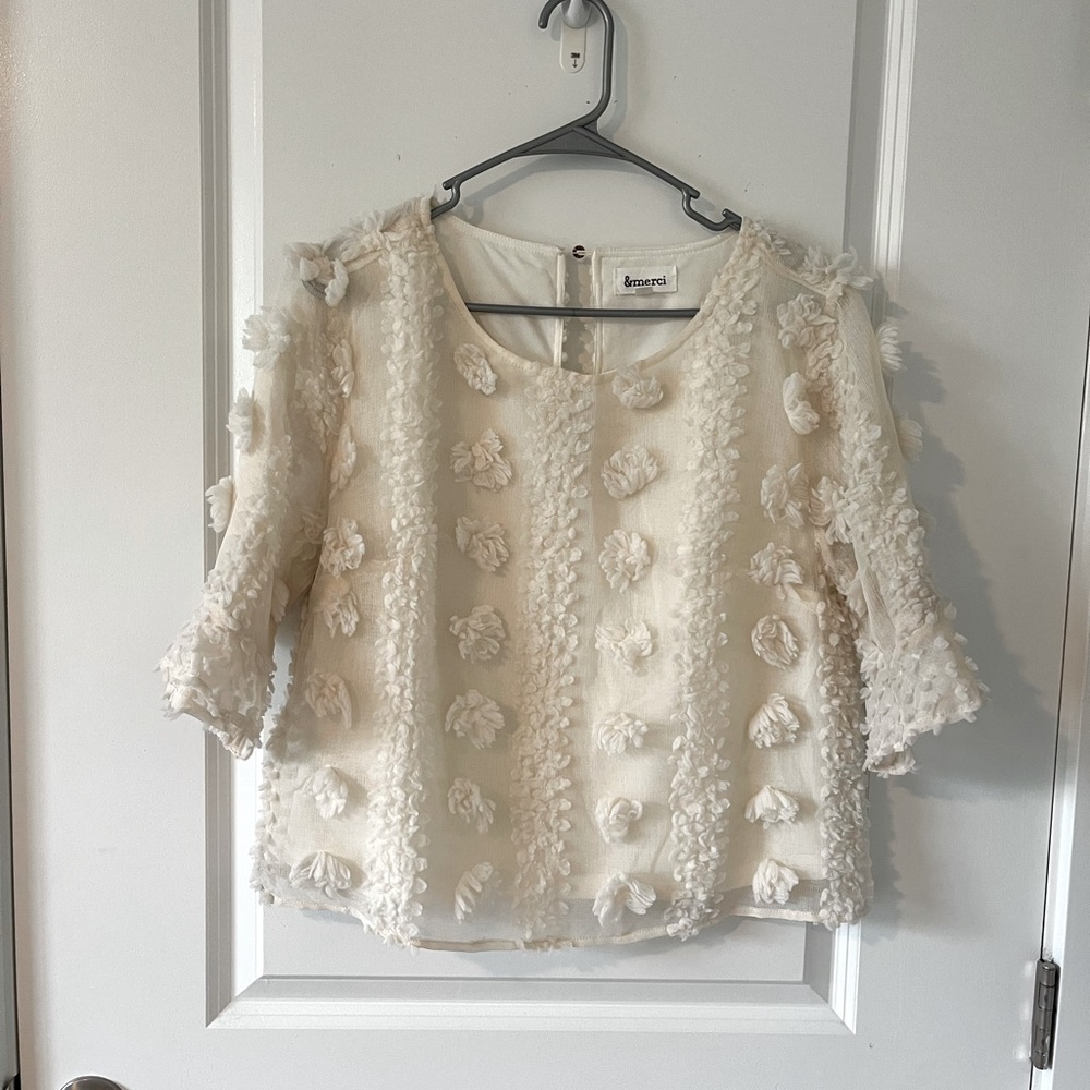 Swiss Dot Blouse